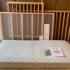 ベビーベッド【IKEA SNIGLAR】の画像