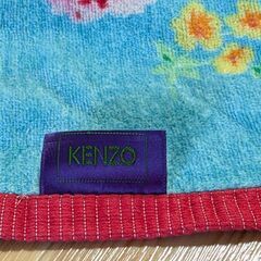 KENZO大判バスタオル（中古）洗濯済みの画像
