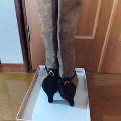 値下げ❢新品ロングブーツ4Lサイズの画像