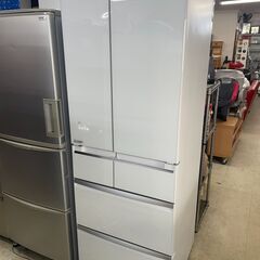 リサイクルショップどりーむ荒田店 No13477 冷蔵庫　６ドア　４７０L　三菱　２０１７年製　MRーWX47A　定価２６万円！　ガラスコートドア　自動製氷機能付き　