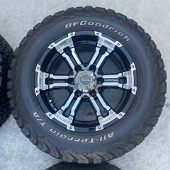 RAYS DAYTONA レイズ デイトナ FDX 17インチ 8J +20 6穴 PCD139.7 BFGoodrich BFグッドリッチ　All-Terrain T/A KO2 ホワイトレター オールテレーンの画像