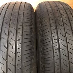 トヨタ純正　スチールホイール　12インチ　4J　PCD100　4穴　ET約40　ハブ径約54　BRIDGESTONE エコピア　145/80R12 LT　2018年の画像