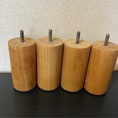 【お取引中】無印　脚付き　セミダブル　ベッドの画像