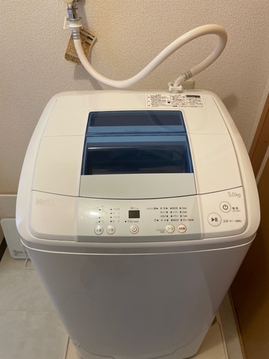 【受付終了】2016年製　Haier 5kg 洗濯機