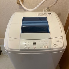 【受付終了】2016年製　Haier 5kg 洗濯機
