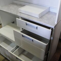 入江木工　３ドアキッチンボード　レンジボード　食器棚　家電ボードの画像