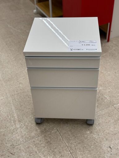 ★ジモティ割あり★  サイドボード 白 H60.3×D39×W40 クリーニング済み TJ9092