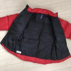【Polo】130 ラルフローレン ダウンジャケット 赤 レッドの画像