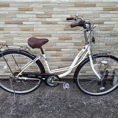 中古自転車 6段変速 26インチ LEDオートライト 軽整備済み 防犯登録対応 町田市 相模原市 MM458