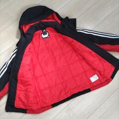 【adidas】140 防寒着 ジャンパー アウター ジャケット  の画像