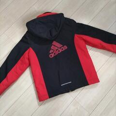 【adidas】140 防寒着 ジャンパー アウター ジャケット  の画像