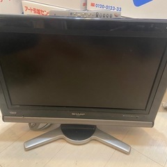 シャープ 20V型 液晶 テレビ AQUOS LC-20D10-B ハイビジョン 2007年モデルの画像