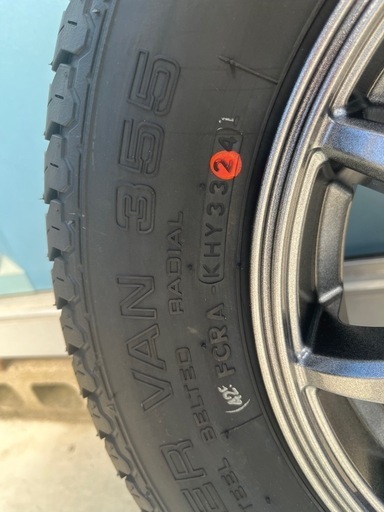 軽トラホイルタイヤセット未使用