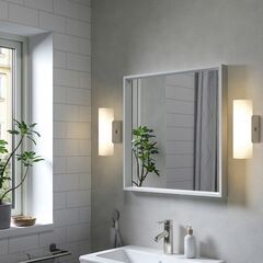 NISSEDAL　IKEA ミラーホワイト　【サイズ】65×65　　