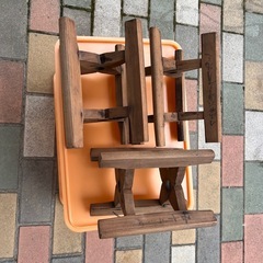 昔の糸巻き？　三個まとめての画像