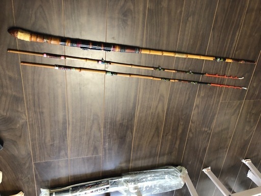 船用竹竿　美品良品です。