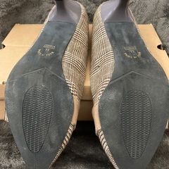チェックパンプスLLサイズの画像