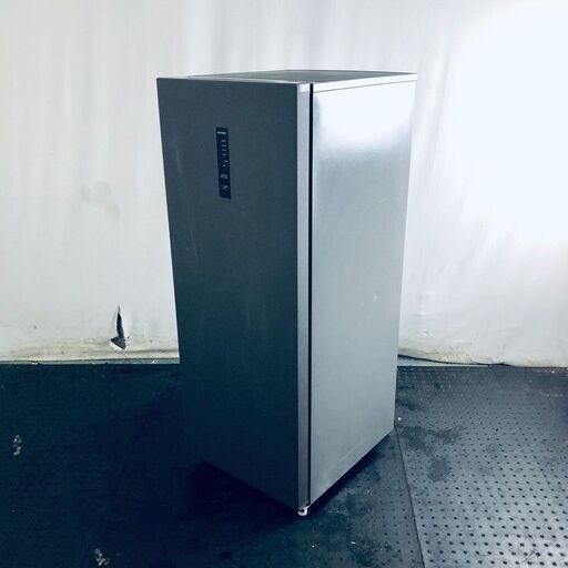 ID:rc12526 ハイセンス Hisense 冷蔵庫 一人暮らし 中古 2022年製 1ドア 168L グレー 直冷式 右開き (冷凍機能のみ) HF-A16S  【リユース品：状態C】【送料無料】【設置費用無料】
