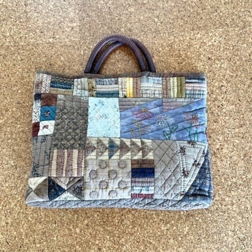 ハンドメイド　キルト　トートバッグ