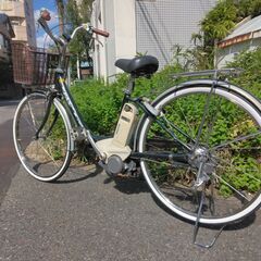 ヤマハ　PAS　２６インチの電動自転車です。前後タイヤ新品交換済みです。の画像
