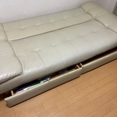 【引越しのため出品】 ソファベッドの画像