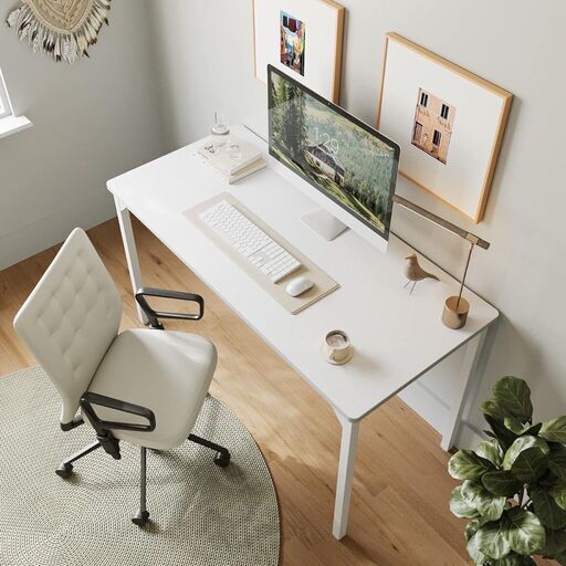 ブランドCubiCubi シンプルホワイトデスク