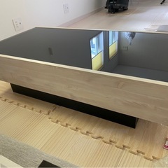 値段交渉あり！ガラス ローテーブルの画像