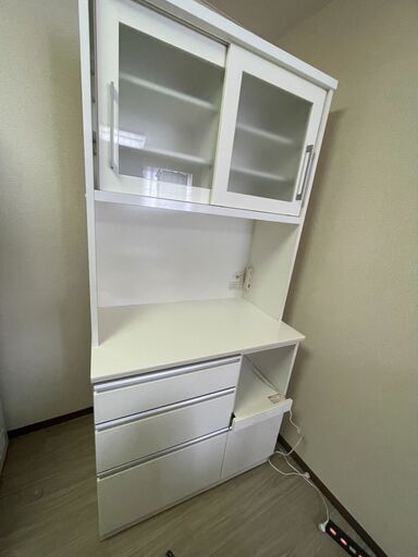 【値下げ】ニトリ　キッチンボード　幅90cm コンパクト