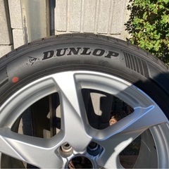 タイヤとホイール×4本　225/50/R17 アウディ純正ホイール　audiの画像
