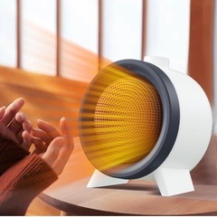 電気ファンヒーター 小型 セラミックヒーター 3段階風量 3秒速暖