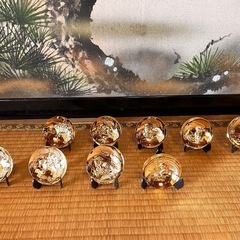 干支　盃　金メッキ　金杯　24KGP