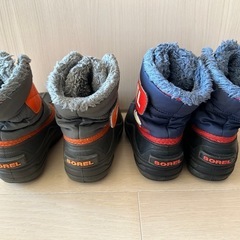 ベビー冬靴　ソレル　13cm 双子おそろいの画像