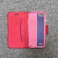 【手渡しのみ】iPhone se/8 レザーケース 手帳型 
