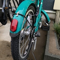 [10/16 まで,もう海外に行く予定]ブリヂストン ベガス BRIDGESTONE VEGAS E.X 20インチ　小径車（ミニベロ）　コバルトグリーン VEG03T 1C96CF0の画像