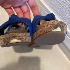 オリエンタルトラフィック サンダル ブルー Mサイズの画像