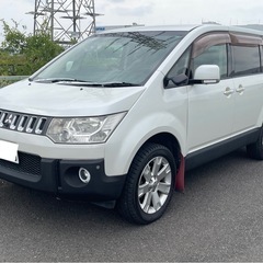 三菱 デリカ D5 Gプレミアム 車検付き 4WD 左右パワスラ...