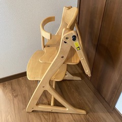 大和屋 すくすくチェアスリム ベビーチェア キッズチェア の画像
