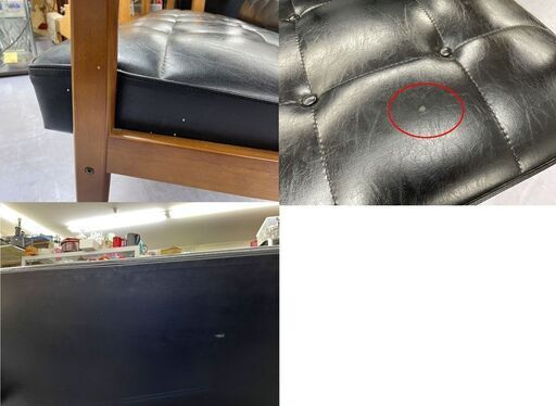 カリモク60 Kチェア 2シーター 2P 二人掛けチェア イス 椅子 ２人掛けソファ 黒 ブラック Karimoku  札幌市手稲区