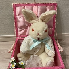 香港ドールウサギちゃん、ヴィンテージ裁縫箱セットの画像