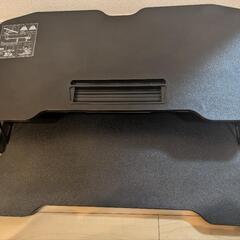 スタンディングデスク 昇降デスク ガス圧式 天板幅80cm キーボード台搭載　オフィスワークテーブル 高さ調整 完成品卓上デスク パソコンデスク Standing Desk SD315001WBの画像