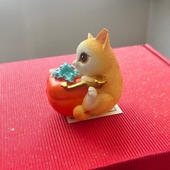 福猫 置物　飾り物の画像