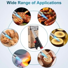 【未使用】トーチバーナー ガスバーナー　1300℃ 調理 高火力 アウトドアの画像