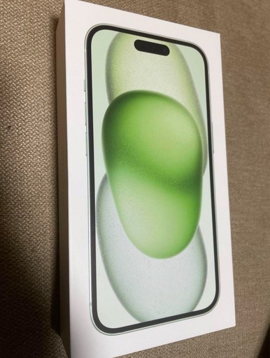 売れました。iPhone15 グリーン新品未使用　128GB