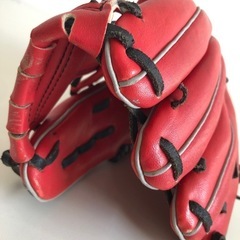 【中古品】子供用 野球グローブ 幼児~小学校低学年向け 右投げ用 左手着用 スポーツ用品の画像