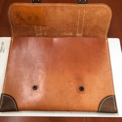 皮バック　ショルダーバッグ　セカンドバッグ　メンズの画像