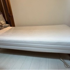 【無印良品】脚付きマットレス・シングルベッド お譲りします。の画像