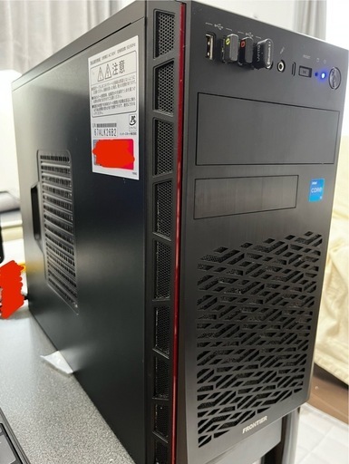 FRONTIER　ゲーミングデスクトップPC   Bluetoothマウス、キーボード付