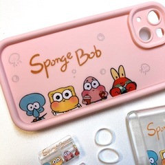 ☆新品☆ スポンジボブ 赤ちゃん スマホケース　iPhone13の画像