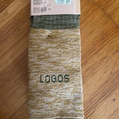 厚手のロゴス靴下の画像