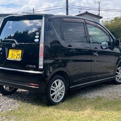 ★車検付き★コミコミ価格！ムーヴカスタム X 車検付き MOMOステアリング キーフリー 社外地デジナビ Bluetoothオーディオの画像